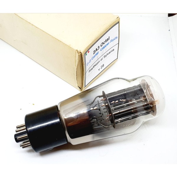 2A3 OCTAL BASE Raytheon o Sylvania NOS RARA Singola (v28)