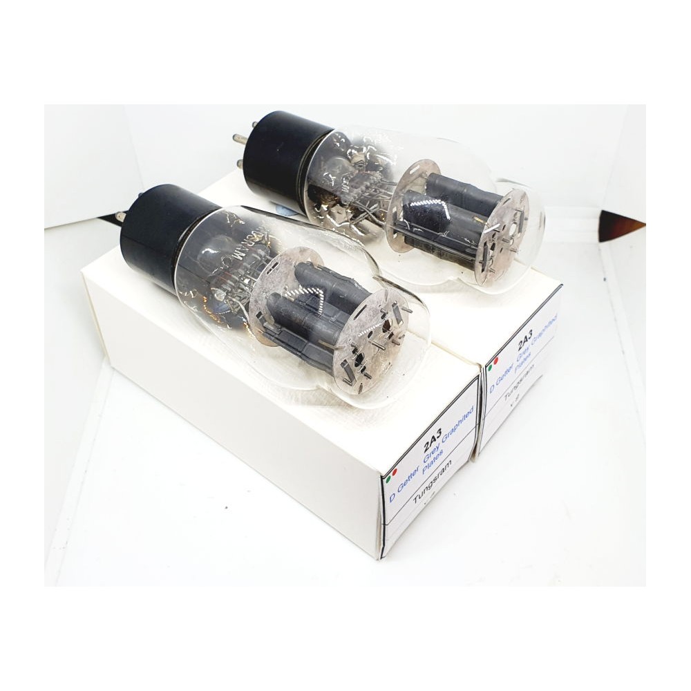 2A3 Tungsram (like some RCAs) USA NOS Pair (v8 - v9)
