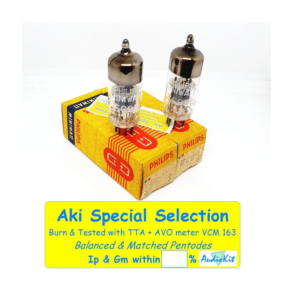 EC95 - 6ER5 Philips Miniwatt Gr. Britain NOS-NIB - 3% SPECIAL SELECTION - Pair (v3 - v6)