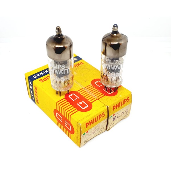 EC95 - 6ER5 Philips Miniwatt Gr. Britain NOS-NIB Pair (v5 - v7)