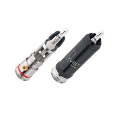 copy of WBT-0114 Cu RCA Maschi plug - 4 PEZZI confezione
