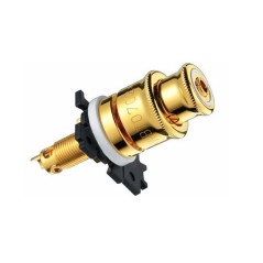 WBT-0702.01 Terminali a boccola Topline - 4 pezzi confezione - Rame placcato oro