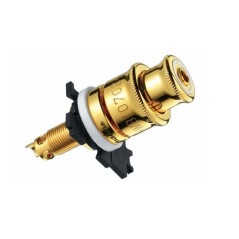 WBT-0702.11 Terminali a boccola Topline - 4 pezzi confezione - Rame placcato oro