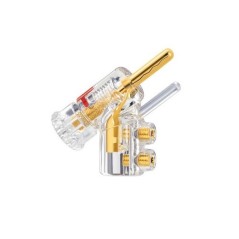 WBT-0610 Cu Banana plug - 4 PEZZI confezione - rame placcato oro