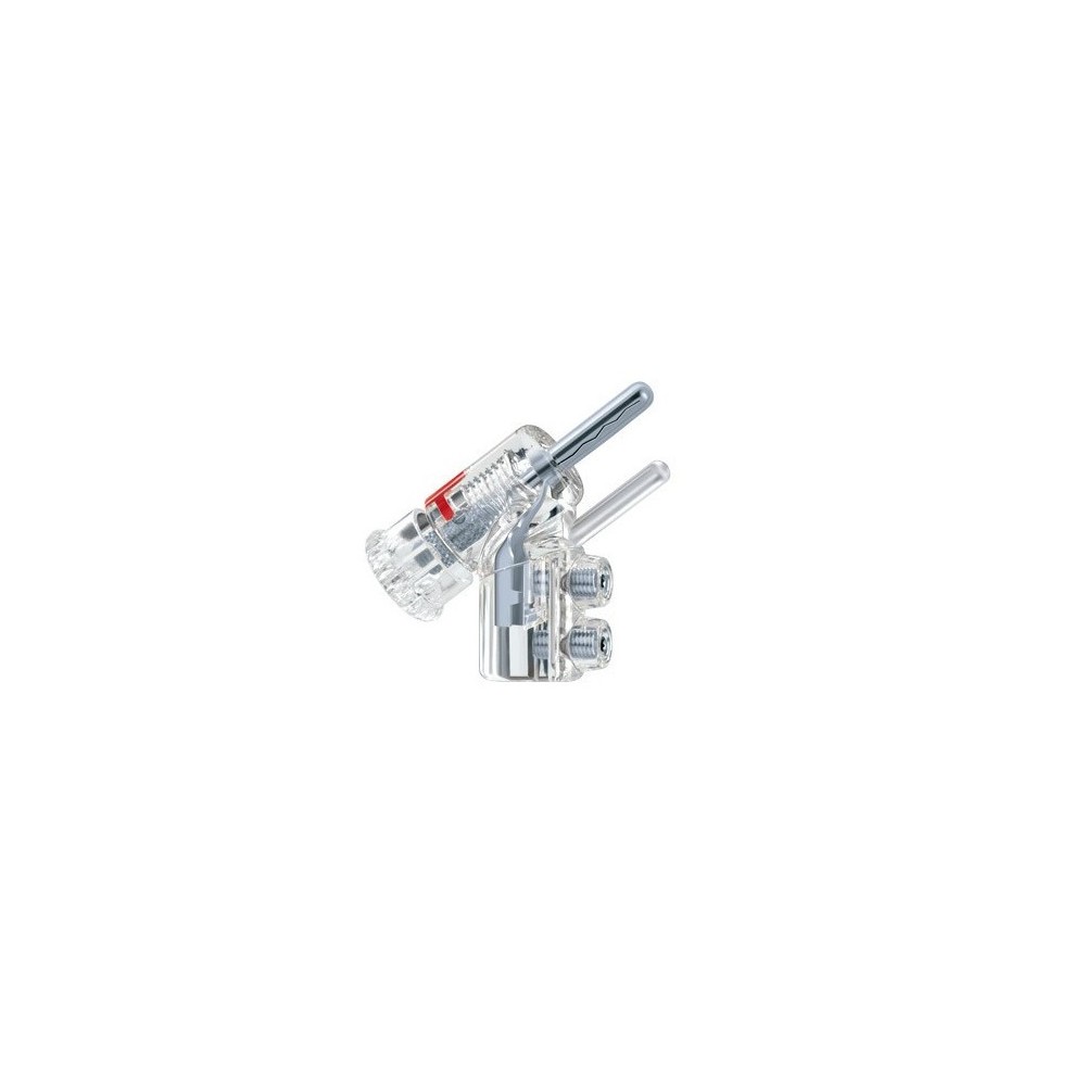 WBT-0610 Ag Banana plug - 4 PEZZI confezione - Argento