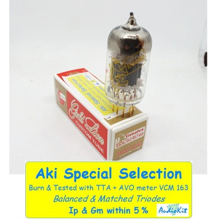 12AU7 - ECC82- B749 Genalex Gold - 3% SPECIAL SELECTION - Singola (v505) 12AU7 - ECC82- B749 Genalex Gold - 3% SPECIAL SELECTION - Singola (v505)