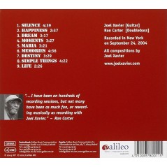 Joel XAVIER & Ron CARTER - IN NEW YORK (LP)