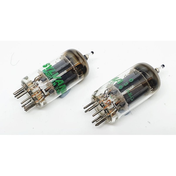 12AU7A - ECC82 Sylvania USA Coppia NOS-NIB (V326 - V328)