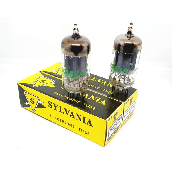 12AU7A - ECC82 Sylvania USA Coppia NOS-NIB (V326 - V328)