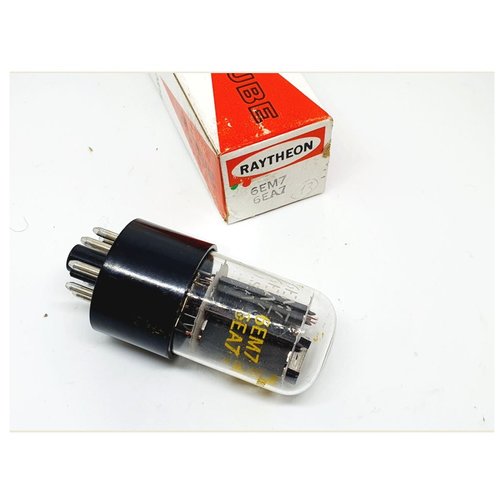 6EM7 - 6EA7 Raytheon USA NOS-NIB Coin Base Singola (v13)