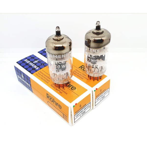 E81CC - 12AT7WC SIEMENS NOS-NIB Coppia (v256 - v266)