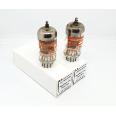 12AT7WA - E81CC - 6201 - ECC81 RAYTHEON Tripla Mica USA 1966 NOS Coppia (v252 - v253)