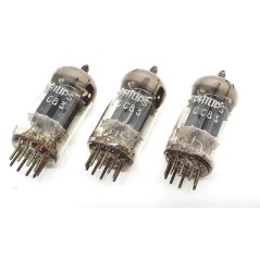 ECC83 - 12AX7 PHILIPS by Mullard Blackburn NOS-NIB Terzetto / Triplet (v328 - v329 - 330)