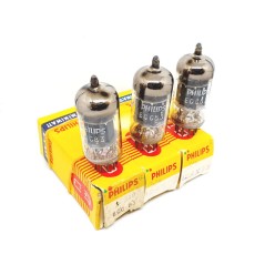 ECC83 - 12AX7 PHILIPS by Mullard Blackburn NOS-NIB Terzetto / Triplet (v328 - v329 - 330)