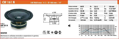 Ciare CW161N - Woofer Car Audio