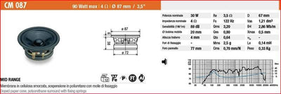Ciare CM087 - Midrange Car Audio