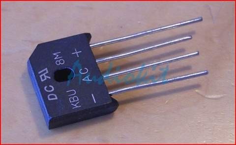 KBU607G Ponte Raddrizzatore (700V RMS - 1000V Reverse - 6A)