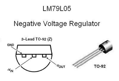 79L05 Negative Linear Volt Regulator (5V 100mA)