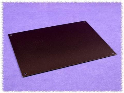 Hammond HW1710BKPL Pannello Superiore / Inferiore in Alluminio NERO