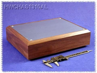 Hammond HWCHAS1310AL Contenitore in Legno - Top in Alluminio Naturale