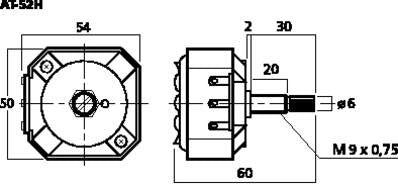 L PAD Attenuatore 50 w  8 ohm LIN Mono