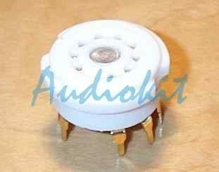 9 pin Noval B9A PCB GOLD