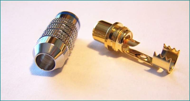 RCFV 660  female cable RCA Red/Blue (COPPIA)