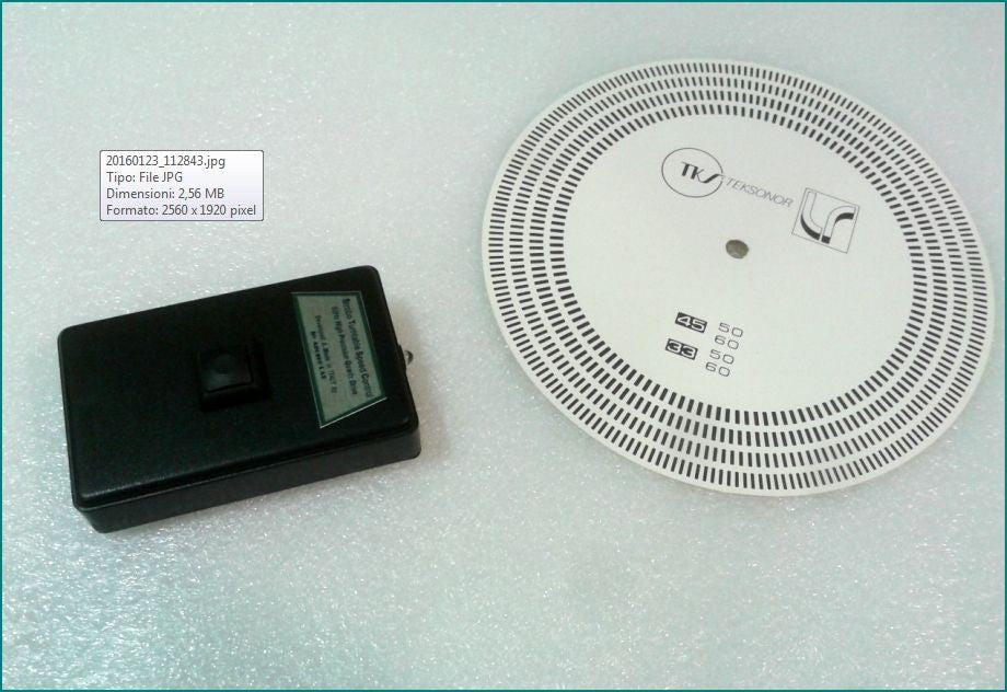Turntable Strobo Quartzed 50Hz 
