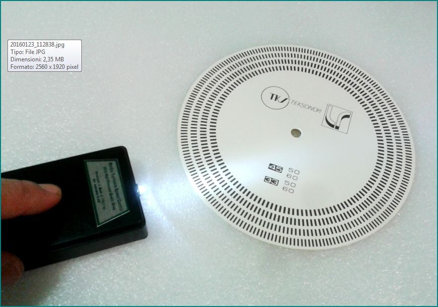 Turntable Strobo Quartzed 50Hz 