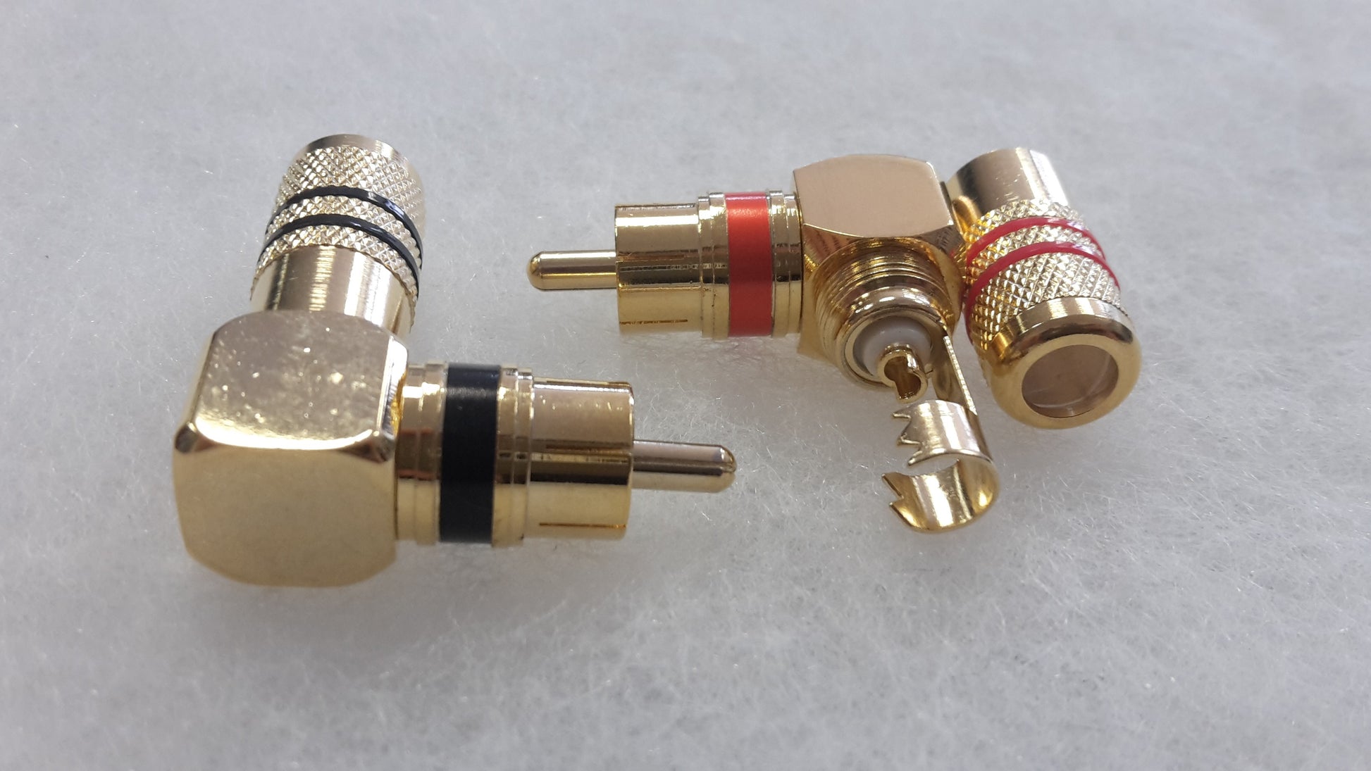 RCM 90 Angled Gold Red/Black (COPPIA)