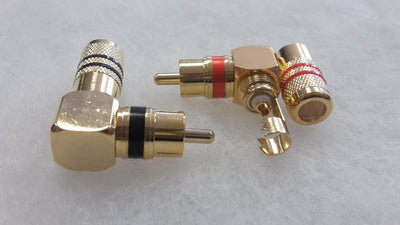 RCM 90 Angled Gold Red/Black (COPPIA)