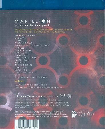 MARILLION - MARBLES IN THE PARK (Blu Ray Disc Video)