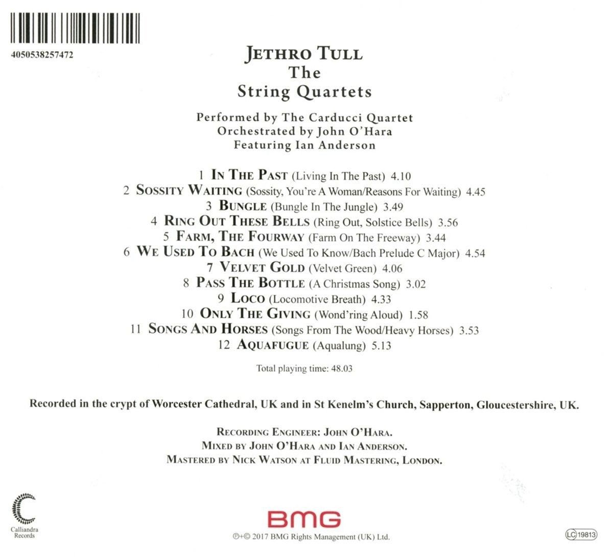 JETHRO TULL - THE STRING QUARTETS (2 LP)