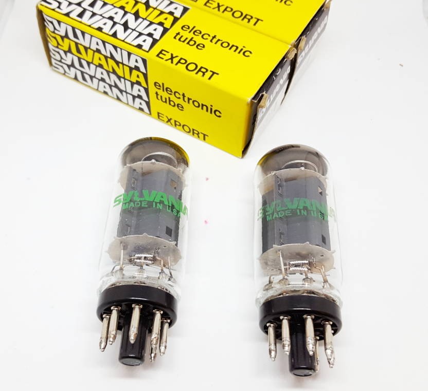 7591A SYLVANIA USA (coin base) Coppia NOS (V9-V10)