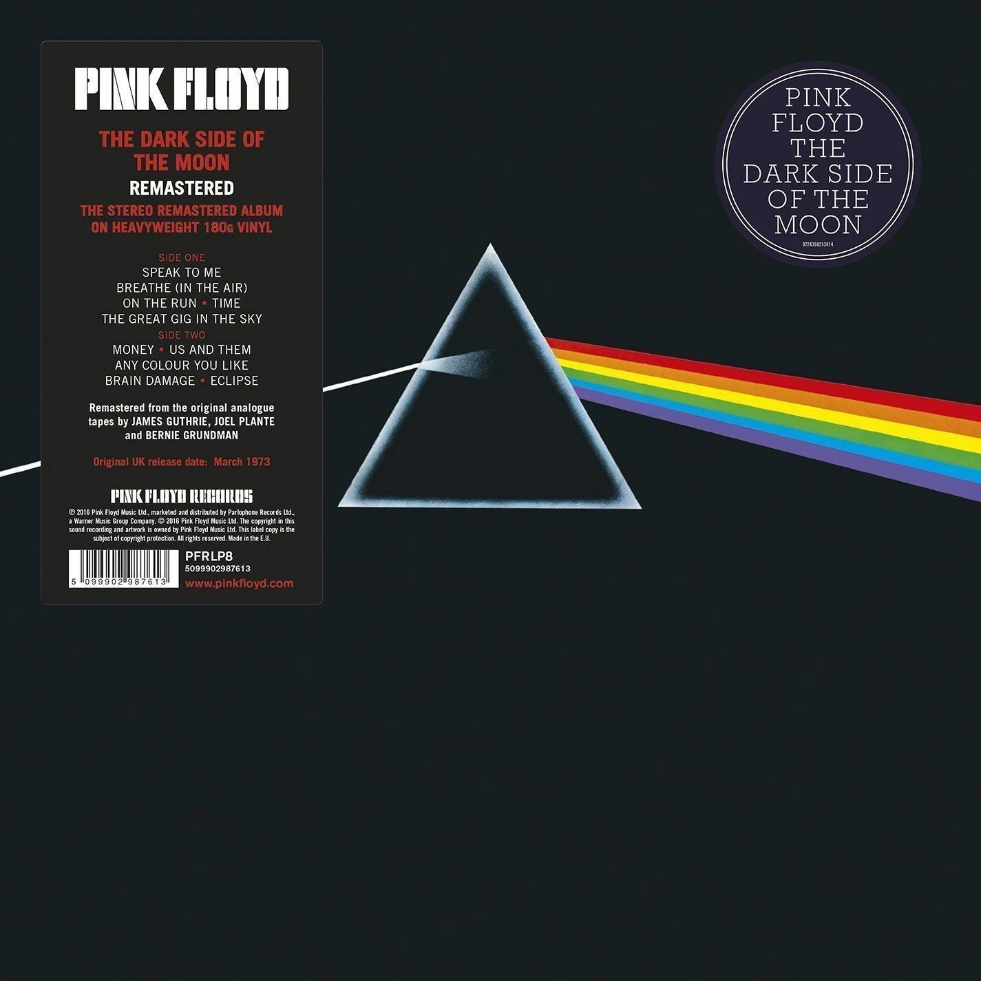 PINK FLOYD - THE DARK SIDE OF THE MOON [Remastered 2016] (LP)