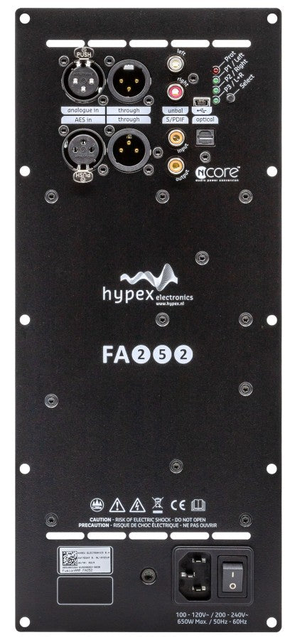 FA122 FusionAmp Hypex - 2x125W Ncore