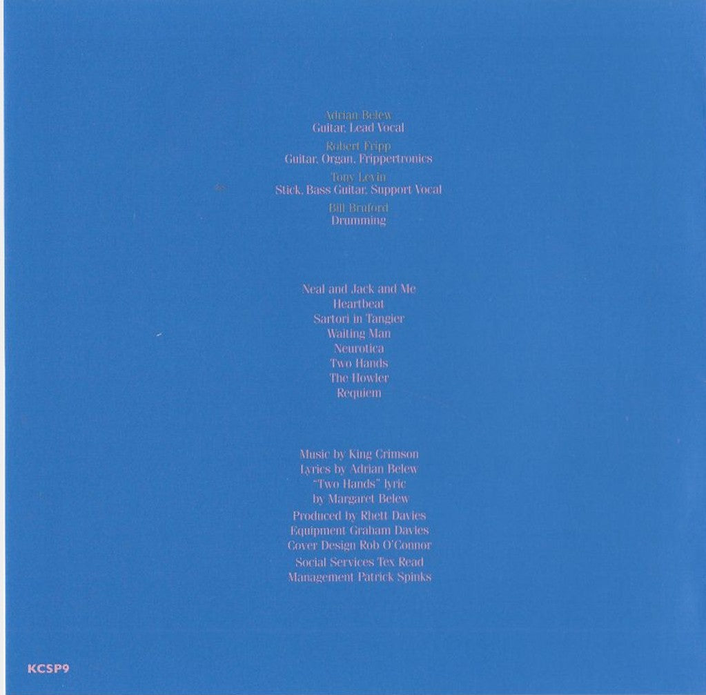 KING CRIMSON - BEAT (LP)