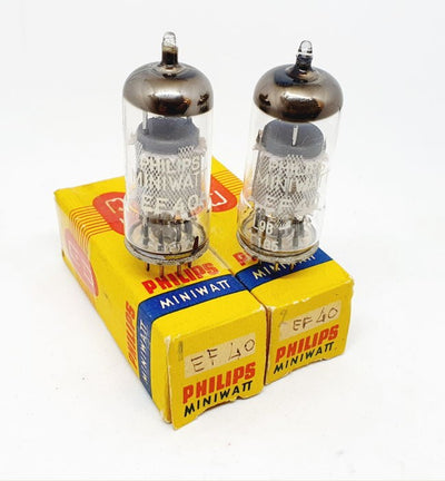 EF40 Philips Miniwatt NOS-NIB Coppia (v1 - v2)