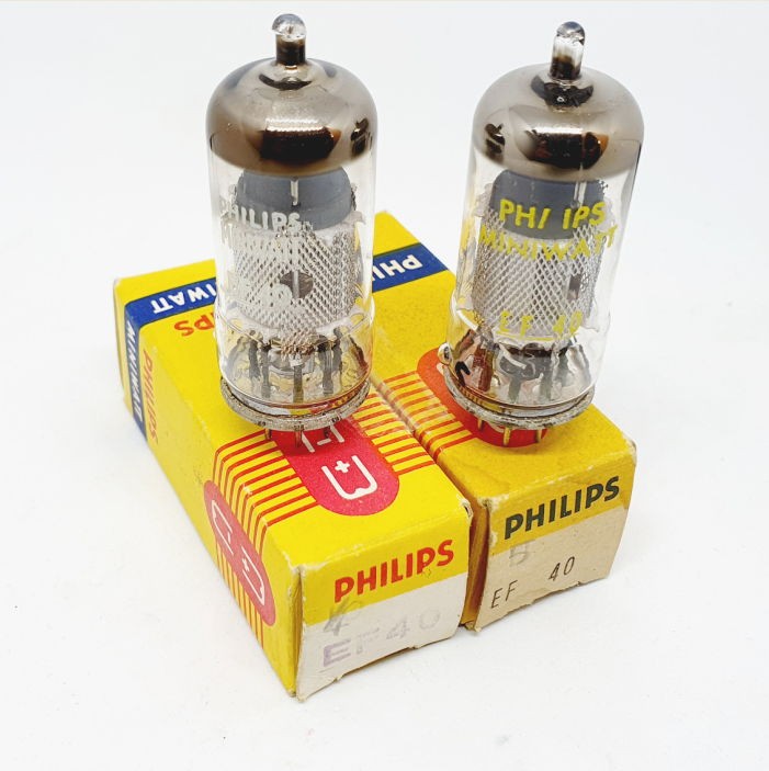 EF40 Philips Miniwatt NOS-NIB Coppia (v4 - v5)