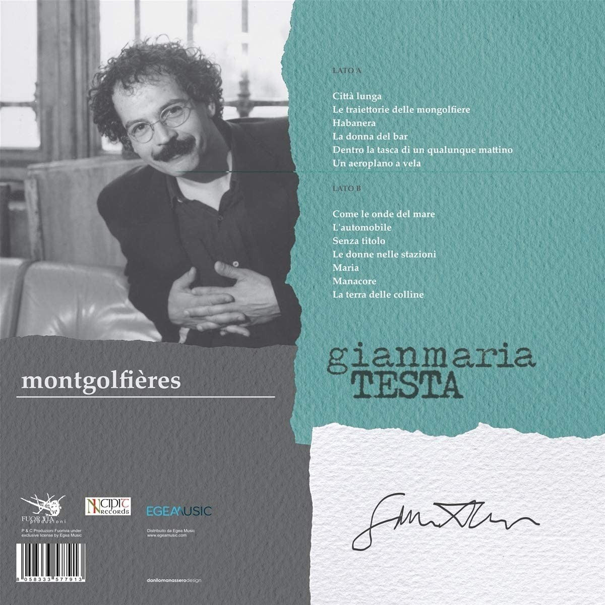 Gianmaria TESTA - MONTGOLFIERES (LP)