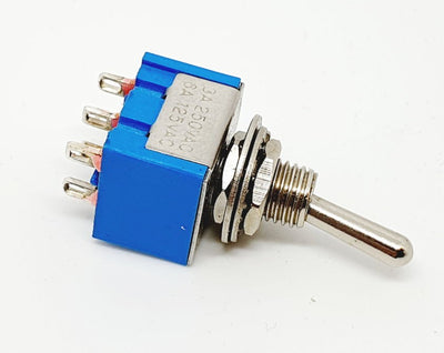 MTS-2 Mini Interr/Deviatore doppio 250VAC 3A -125VAC 6A