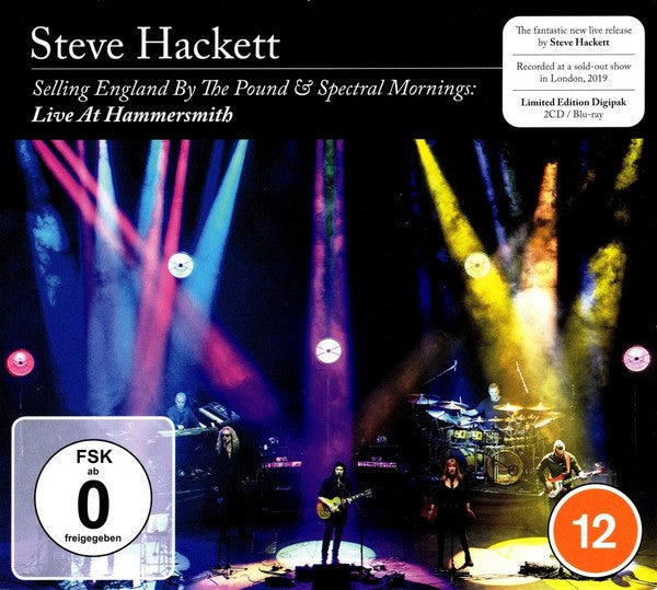 Steve HACKETT - SELLING ENGLAND BY THE POUND & SPECTRAL MORNINGS: LIVE AT HAMMERSMITH (2CD+BluRay Video)