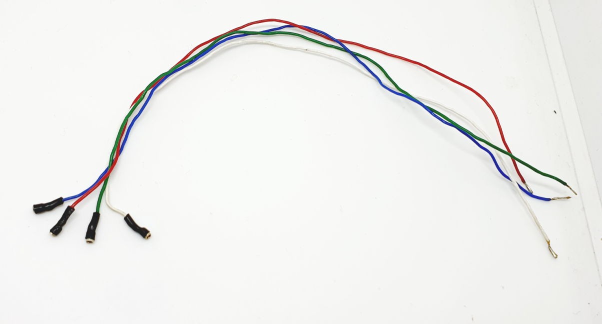 Set cavetti 4 Colori con 4 clips per Bracci Teksonor