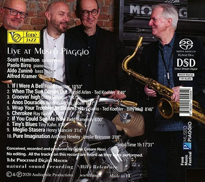Scott HAMILTON, Paolo BIRRO, Aldo ZUNINO, Alfred KRAMER - LIVE AT MUSEO PIAGGIO (SACD)