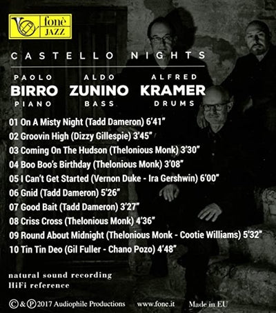 Paolo BIRRO, Aldo ZUNINO, Alfred KRAMER - CASTELLO NIGHTS (SACD)