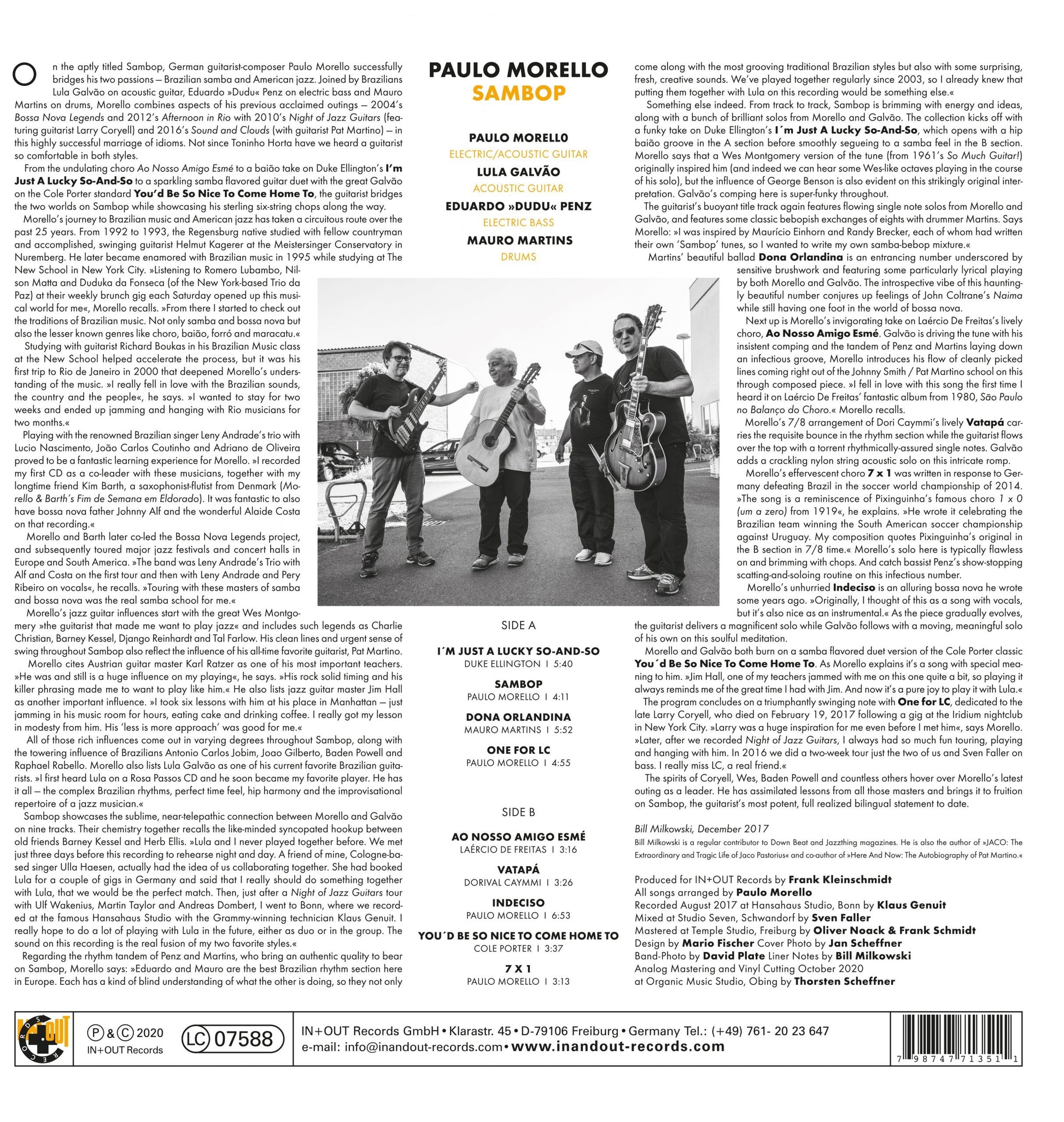 Paulo MORELLO - SAMBOP (LP)