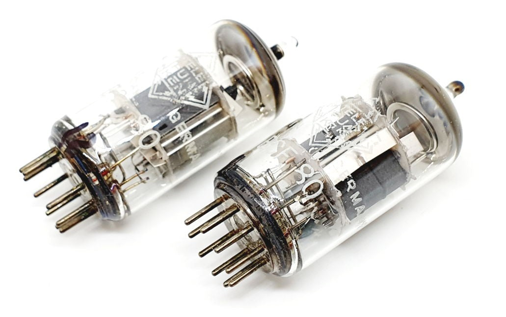 ECF80 - 6BL8 Telefunken Diamond Germany NOS-NIB Coppia (v9 - v12)