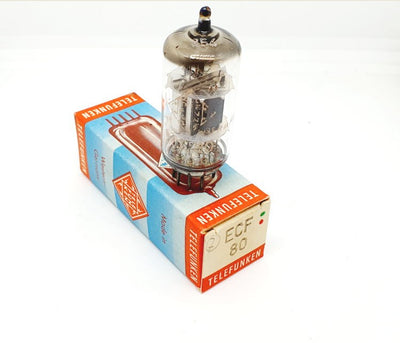 ECF80 - 6BL8 Telefunken Diamond Germany NOS-NIB Singola (v7)