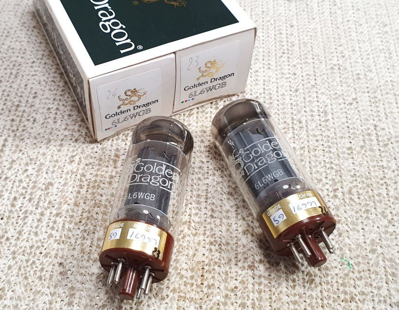 6L6WGB-5881 Golden Dragon NOS-NIB 1995 Pair (V23-24)