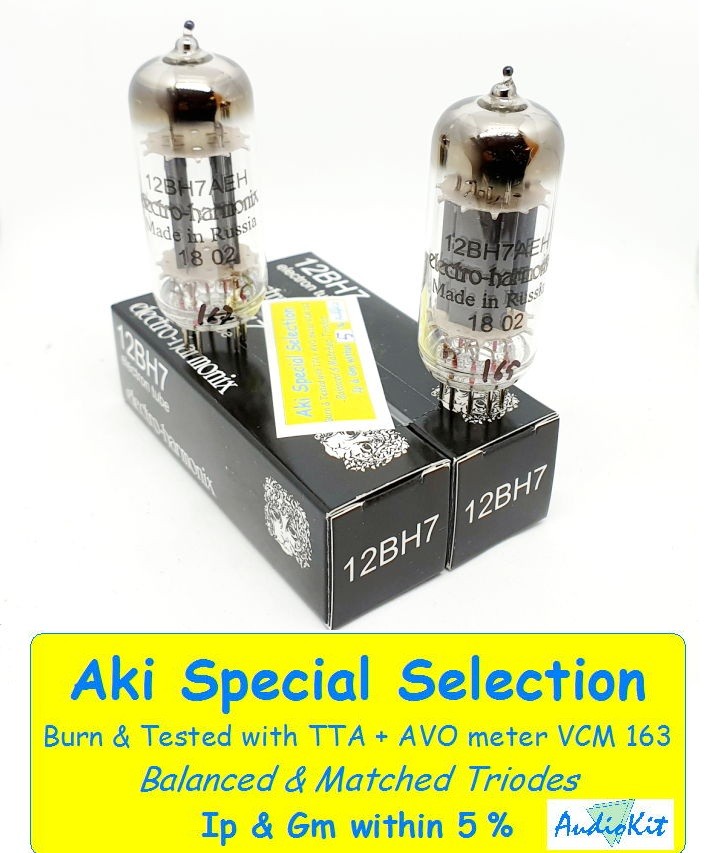 12BH7 Electro Harmonix - 4% SPECIAL SELECTION - Coppia (v195-v196)